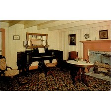 A Parlor of General & Mrs. Sam Houston's House Huntsville Vintage Postcard SPN5 picture