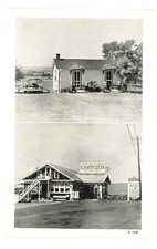 Camp Parnell PA Restaurant Cabins Lincoln Hwy US 30 Chrome Postcard Unused picture
