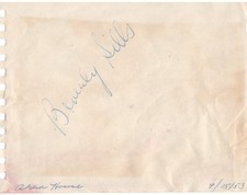 Beverly Sills. (1929-2007). American operatic soprano. Signed 5.5x4 album page. picture