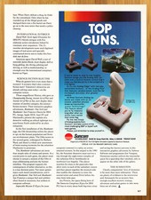 1990 Suncom Analog Xtra Flight Joystick Controller Vintage Print Ad/Poster F-16 picture