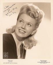 Doris Day 8x10 Photo Reprint Hollywood Actress Facsimile Autograph Wall Art picture