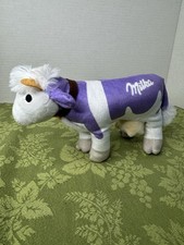 Milka Chocolate Purple White Cow Plush 9.5” Adorable picture