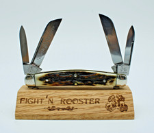 1977-1982 Fight'n Rooster Frank Buster Stag Pinched Bolster Congress 3 3/4