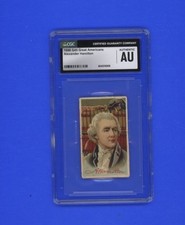 1888 G45 Duke, Sons & Co. Great Americans - Alexander Hamilton - CGC Authentic picture