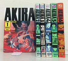 AKIRA Japanese language Complete Vol.1-6 set Manga Comics Katsuhiko Otomo picture