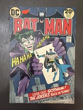 Batman #251 1973 DC Comics Neal Adams Joker Classic Cover Bronze Age picture
