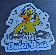 Dutch Bros - Duck DJ Sticker - Lonely Ghost Pop Up - San Tan Valley, AZ - RARE picture