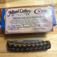 CASE XX CUSTOM Sod Buster Jr. Hand filed and jigged by Minni Cutlery. picture