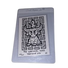 The National 2025 'Decisive O.G.' Hand Drawn Sketch Card 1/1 22/120 picture