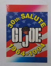GI Joe 30th Salute Hasbro Promo Card 1994 NM-MT  picture