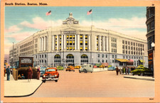 South Station Boston Massachusetts Vintage Postcard picture