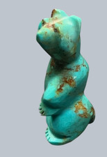 vtg turquoise standing bear fetish artist unkown picture