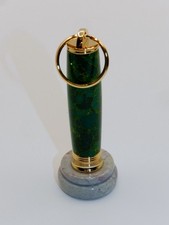 Handmade Secret Compartment Key Chain Knife made w/ Arizona Jade TruStone.  #56 picture