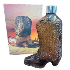 Vintage Avon Western Boot Leather After Shave 5 FL. Oz.  BNIB Cowboy Boot MINT picture