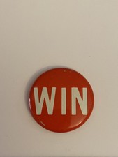 Win Vintage Pin Back Button P108 picture