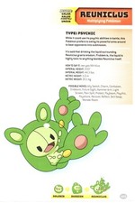 2021 POKEMON REUNICLUS Trading Card Character Action Figure Pin-Up ART PRINT AD picture