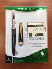 Cross Aventura Black Fountain Pen, 