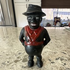 A.C Williams Sharecropper Cast Iron Bank. Made In USA picture