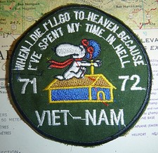 Been to Hell, Snoopy is Going to Heaven - Patch - 1971 - 1972 - Vietnam War picture