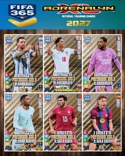 PANINI FIFA 365 ADRENALYN XL 2027 - FULL SET 6 PREMIUM GOLD LIMITED CARDS picture