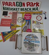 80s Paragon Park Ephemera & More Nantasket Beach Hull MA Trivot Brochures Ticket picture