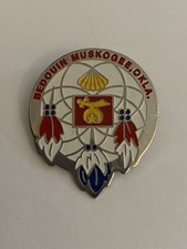 Shriners Bedouin Muskogee Oklahoma Lapel Pin P142 picture