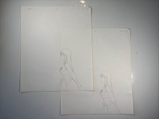 BLEACH Anime Production Art  Vintage Animation Cels Orihime Inoue Layout 5 I10 picture