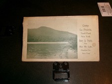 BLUE MOUNTAIN LAKE  NY 1898 CAMP BOOKLET   ADIRONDACKS NY  RAQUETTE LAKE picture