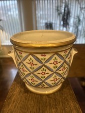 Vintage Laure Selignac Limoges France Porcelain Cache Pot Planter Jardiniere picture