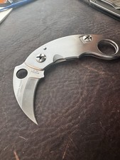 Vintage Spyderco C84 Warren Thomas Karambit Tactical Folder Knife VG10 Japan picture