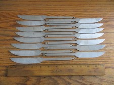15 Stainless Steel Saw Back Knife Blade Blank Blank's NOS Colonial Knife USA picture