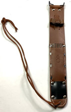 U.S. WWII M6 Leather Scabbard for M3 Trench Knife Sheath Leather (Tan) picture