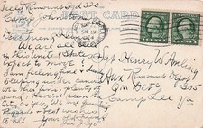 Camp Gordon Johnston Jacksonville Florida Military WWI Quarantine Postcard 9A picture