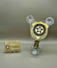 NOVELTY CAR DASH WINDSHIELD SET 2026 NYS PBA FAMILY MEMBER AUTHENTIC ORIGINAL picture