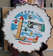 Vintage Expo World's Fair 1974 Spokane WA Souvenir Plate picture