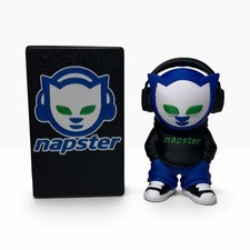 🎧 NAPSTER 4” Collectible Figure + Display Case 💿🔥 picture