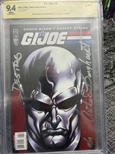 G.I. Joe #6 Signed by Arthur Burghardt Destro graded 9.4 Autographed  picture