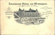 BOULOGNE SUR MER FRANCE Splendide Hotel de Wimereux Antique Postcard picture