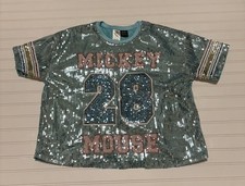 Disney Parks Her Universe Sequin Mickey Mouse Jersey NWT Plus Size 1X picture