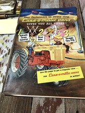 Original Case-O-Matic Drive 800 Case Tractor Double Page Ad picture