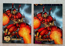 1994 Fleer Ultra Marvel Iron Man Factory Miscut Error Card picture