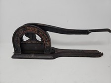 Early Penn Hardware Chewing Tobacco Plug Cast Iron Cutter Cigar Tool  picture