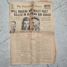 Historic Newspaper Pittsburg Press -