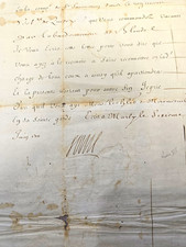 King Louis XIV Handwritten Signed Letter to Chevalier de Mirounesnil, June 1711 picture