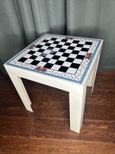 Vintage Pepsi Cola Plastic Checker Board Table 16x16x16 picture