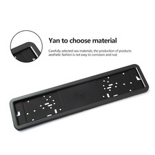 Universal European gauge Stainless Steel Carbon Fiber Car License Plate Frame picture