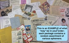250+ Pcs Ephemera Lot Early Mid Late 1900s Antique Vtg Art Junk Journal Random picture
