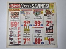 1997 Ralphs Grocery Circular Long Beach Grand Prix Passover California 8p picture