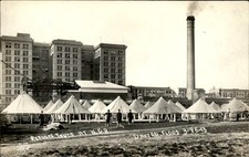Dayton OH Flood refugee tents Disasters c1910s Real Photo Vintage Postcard bhn picture