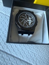 $199.00 INVICTA SPEEDWAY RIM 42mm MENS WATCH BLACL BEZEL WITH WHITE STRAP picture